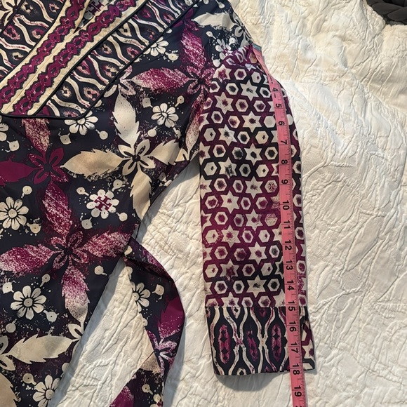 Tory Burch Floral Silk Tunic Dress Size 2 - Picture 9 of 11